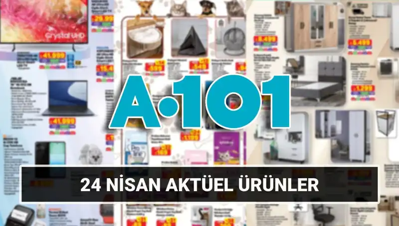 A101’le Ev Alışverişi Zirveye Ulaşıyor: 24 Nisan Aktüel Kataloğundaki Fırsatlar