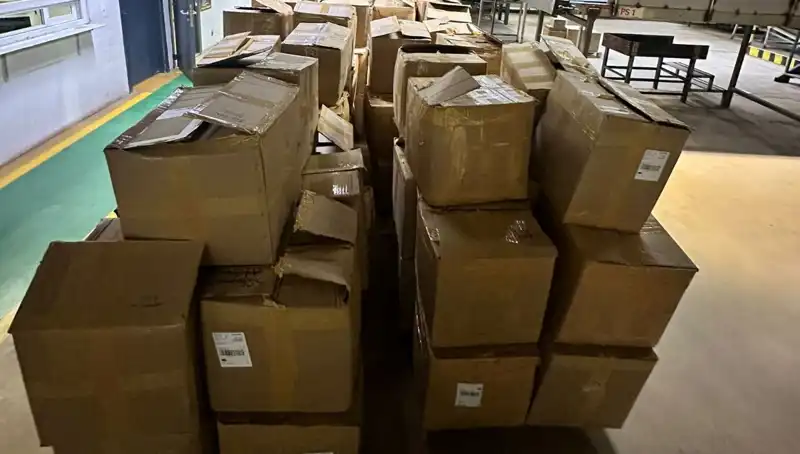 Kargo Şirketine Yapılan Baskında Kaçak Tütün Ürünleri Ele Geçirildi