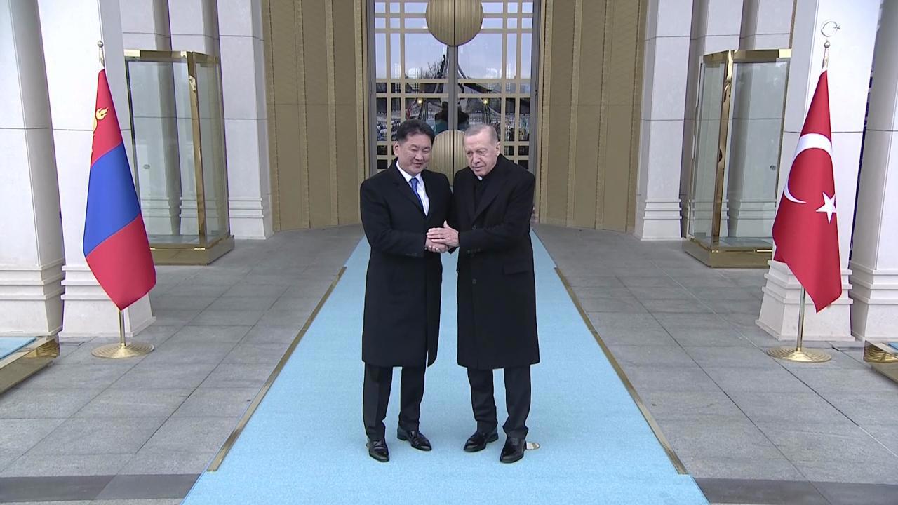 Moğolistan Cumhurbaşkanı Ukhnaa Ankara'da İşbirliği İçin Görüşmeler Yapıyor