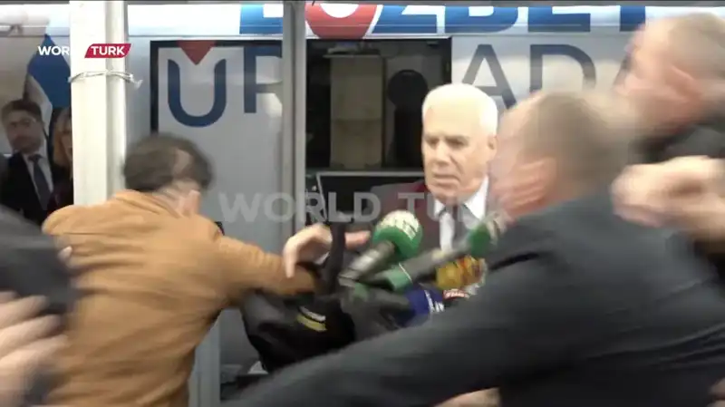 Bursa Büyükşehir Belediye Başkanı'na Yapılan Şok Saldırının Görüntüleri Ortaya Çıktı!